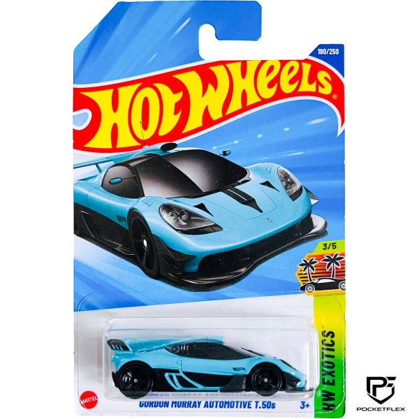 Hot Wheels | GORDON MURRAY AUTOMOTIVE T.50S | 3/5 & 190/250 - TEAL