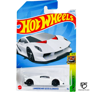 Hot Wheels | LAMBORGHINI SESTO ELEMENTO | 4/10 & 204/250 - WHITE