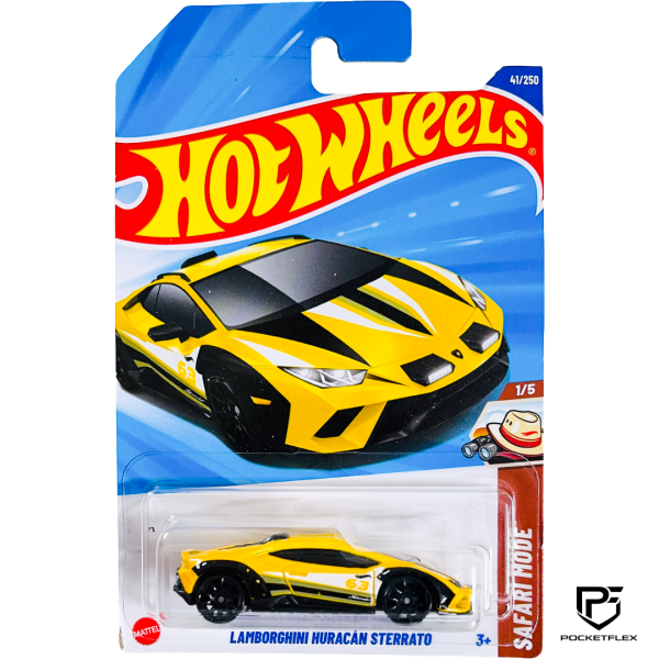 Hot Wheels | LAMBORGHINI HURACAN STERRATO | 1/5 & 41/250 - YELLOW