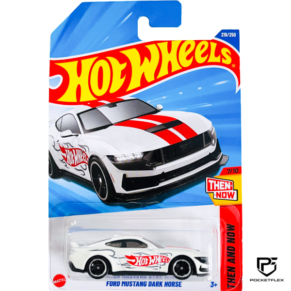 Hot Wheels | FORD MUSTANG DARK HORSE | 7/10 & 218/250 - WHITE