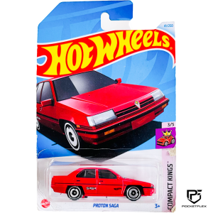 Hot Wheels | PROTON SAGA | 3/5 & 41/250 - RED