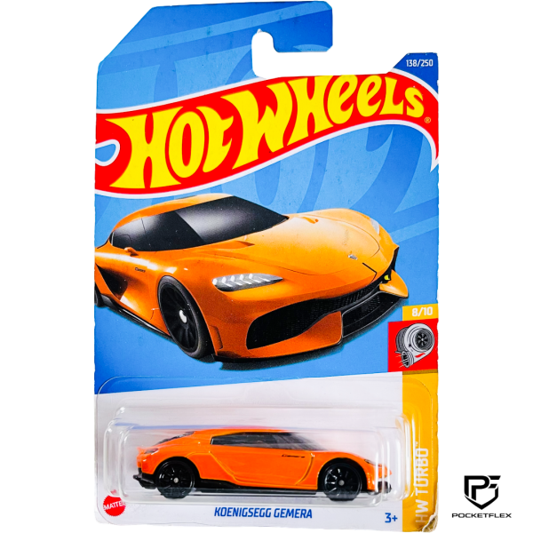 Hot Wheels | KOENIGSEGG GEMERA | 8/10 & 138/250 - ORANGE