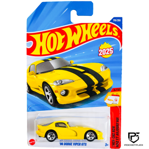 Hot Wheels | ‘96 DODGE VIPER GTS | 4/10 & 176/250 - YELLOW
