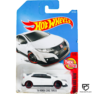 Hot Wheels | ‘16 HONDA CIVIC TYPE R | 1/10 & 327/365 - WHITE