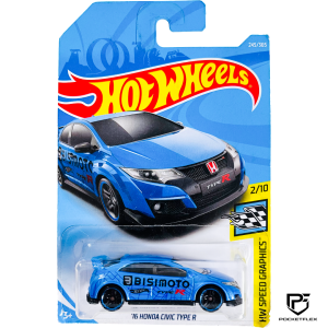 Hot Wheels | ‘16 HONDA CIVIC TYPE R | 2/10 & 245/365 - BLUE