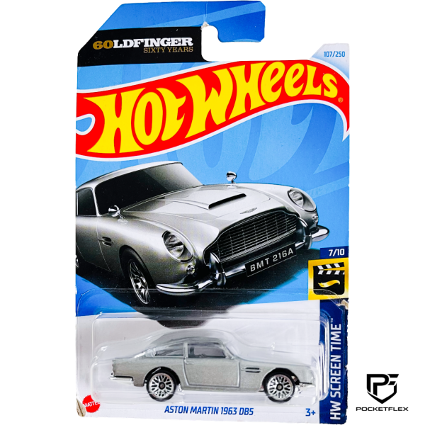 Hot Wheels | ASTON MARTIN 1963 DB5 | 7/10 & 107/250 - GOLDFINGER