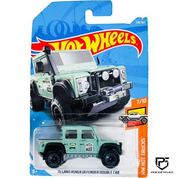 Hot Wheels | ‘15 LAND ROVER DEFENDER DOUBLE CAB | 7/10 & 158/365 - TEAL