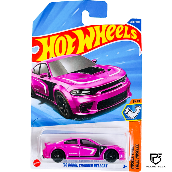 Hot Wheels | ‘20 DODGE CHARGER HELLCAT | 9/10 & 240/250 - PINK
