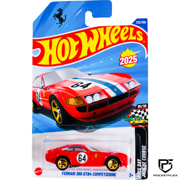 Hot Wheels | FERRARI 365 GTB4 COMPETIZIONE | 10/10 & 222/250 - RED