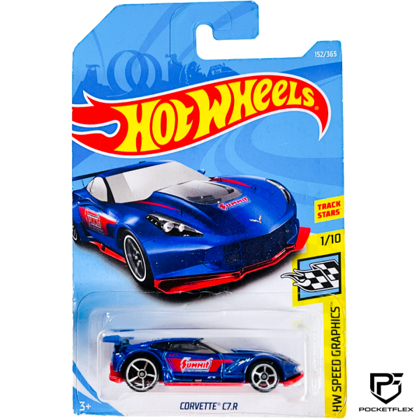 Hot Wheels | CORVETTE C7.R | 1/10 & 152/365 - BLUE