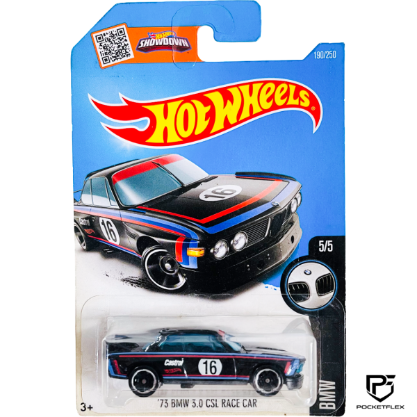 Hot Wheels | ‘73 BMW 3.0 CSL RACE CAR | 5/5 & 190/250 - BLACK