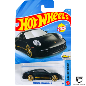 Hot Wheels | PORSCHE 911 CARRERA T | 1/5 & 15/250 - BLACK