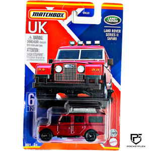 Matchbox Uk card #6/12 - Land Rover Series II Safari