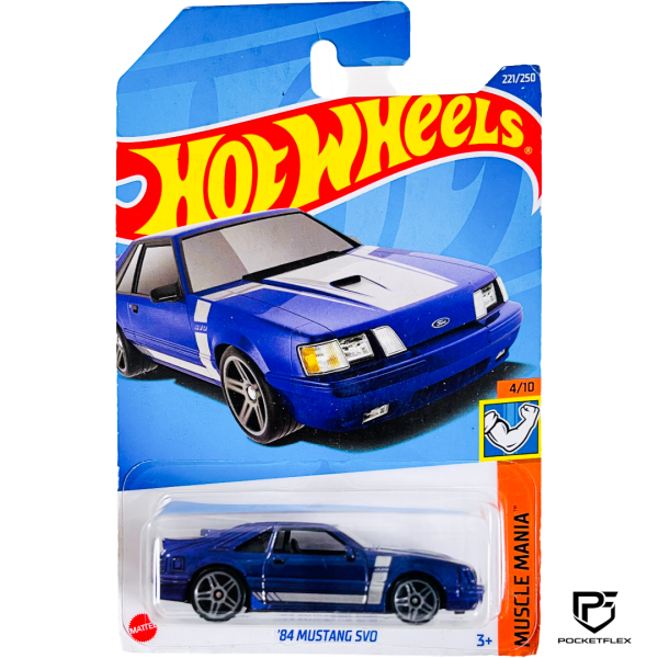 Hot Wheels | ‘84 Mustang SVO | 4/10 & 221/250 - Purple
