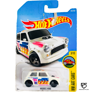 Hot Wheels | MORRIS MINI | 3/10 & 193/250 - White | Damaged card