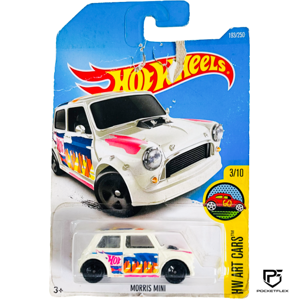 Hot Wheels | MORRIS MINI | 3/10 & 193/250 - White | Damaged card