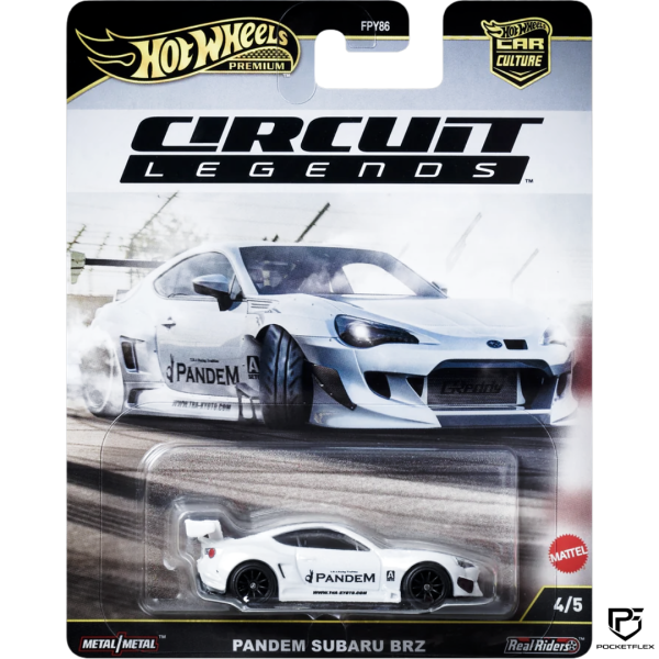 Hot Wheels Premium Car Culture | Pandem Subaru BRZ | Circuit Legends 4/5