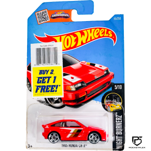 Hot Wheels | 1985 HONDA CR-X | 5/10 & 85/250 - RED