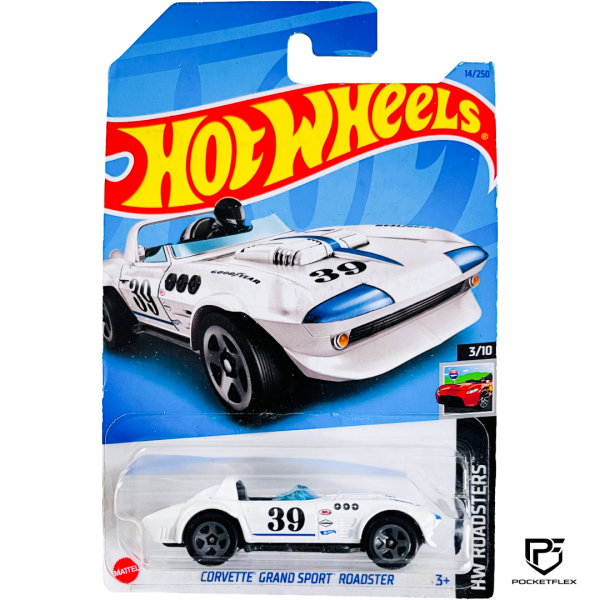 Hot Wheels | CORVETTE GRAND SPORT ROADSTER | 3/10 & 14/250 - WHITE