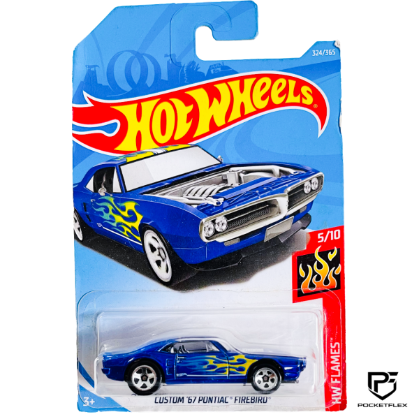 Hot Wheels | CUSTOM ‘67 PONTIAC FIREBIRD | 5/10 & 324/365 - BLUE