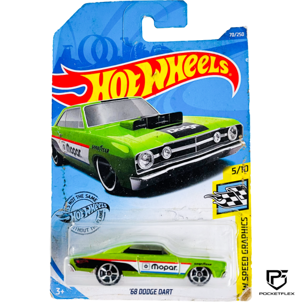 Hot Wheels | ‘68 DODGE DART | 5/10 & 70/250 - GREEN