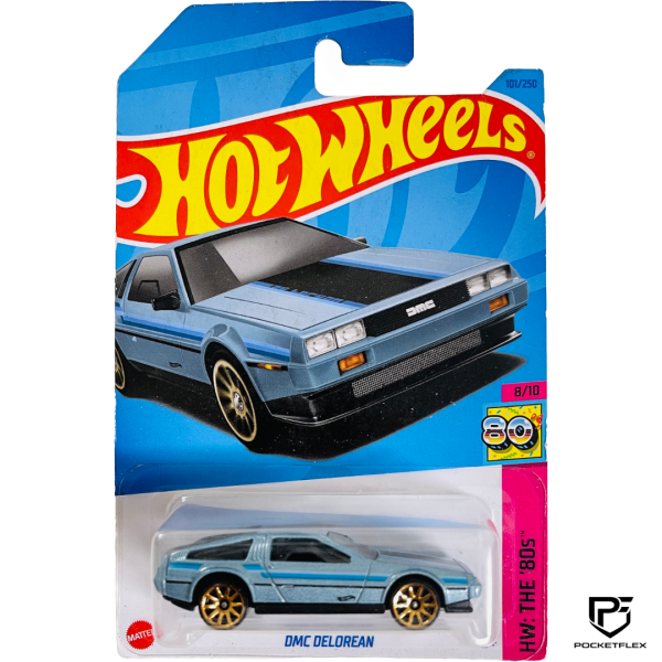 Hot Wheels | DMC DELOREAN | 8/10 & 101/250 - BLUE