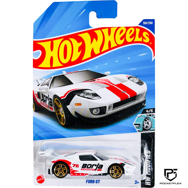 Hot Wheels | FORD GT BORLA EDITION | 4/5 & 159/250 - WHITE