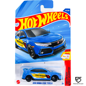 Hot Wheels | 2018 HONDA CIVIC TYPE R | 3/10 & 123/250 - BLUE
