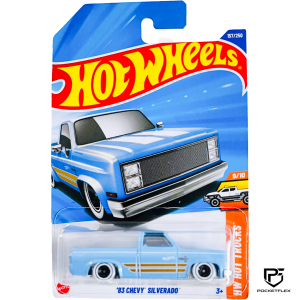Hot Wheels | ‘83 CHEVY SILVERADO | 9/10 & 157/250 - BLUE