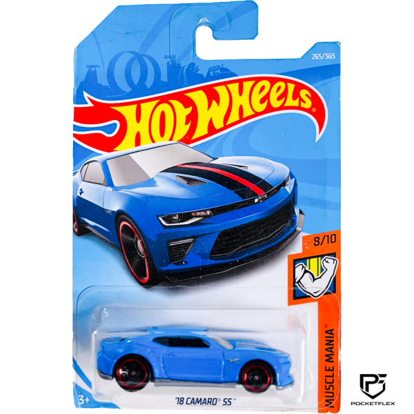 Hot Wheels | ‘18 CAMARO SS | 8/10 & 265/365 - BLUE
