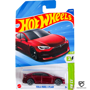 Hot Wheels | TESLA MODEL S PLAID | 1/10 & 9/250 - RED