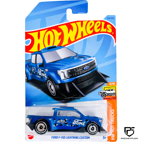 Hot Wheels | FORD F-150 LIGHTNING CUSTOM | 9/10 & 226/250 - BLUE