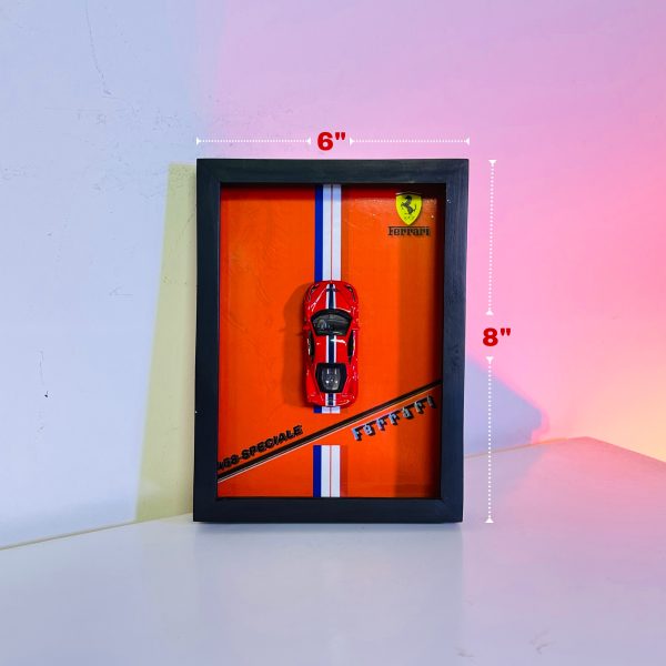 Ferrari 458 Speciale | PREMIUM 3D DIECAST SHADOW BOX FRAME | 1:64 SCALE