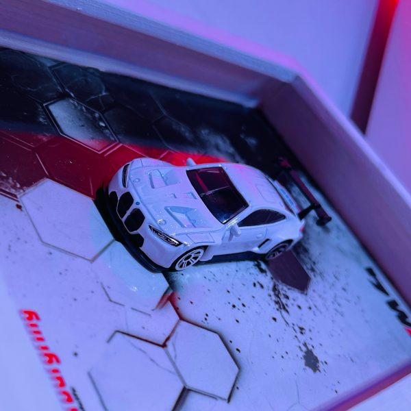 BMW M4 GT3 | PREMIUM 3D DIECAST SHADOW BOX FRAME | 1:64 SCALE