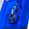 Ford Shelby GT500 Cobra | PREMIUM 3D DIECAST SHADOW BOX FRAME | 1:64 SCALE - BLUE