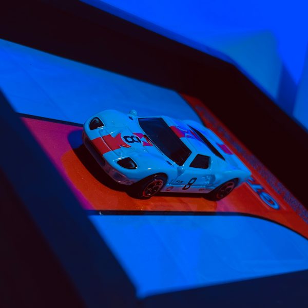 Gulf Ford GT40 (LeMans Edition) | PREMIUM 3D DIECAST SHADOW BOX FRAME | 1:64