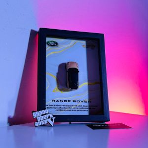 Range Rover Velar | PREMIUM 3D DIECAST SHADOW BOX FRAME | Wooden finish