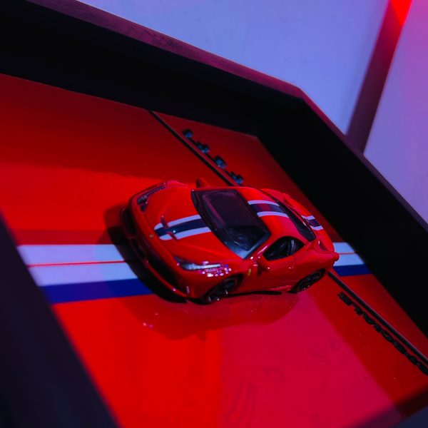 Ferrari 458 Speciale | PREMIUM 3D DIECAST SHADOW BOX FRAME | 1:64 SCALE