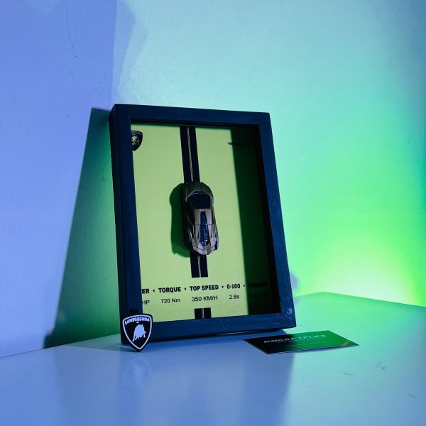 Lamborghini Sian fkp 37 | PREMIUM 3D Diecast Shadow Box Frame | 1:64 Scale
