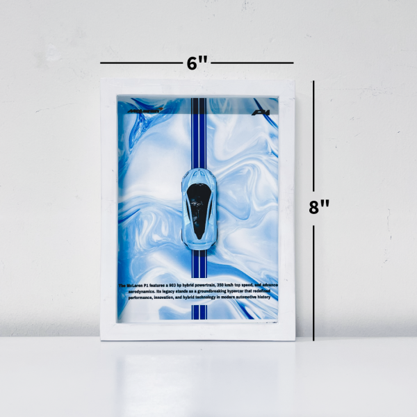 McLaren P1 | PREMIUM 3D DIECAST SHADOW BOX FRAME | 1:64 SCALE