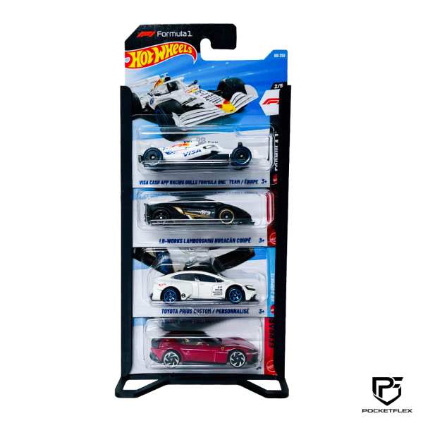 Minimalist Hot Wheels Card Display Stand | Verticle Hot wheels holder