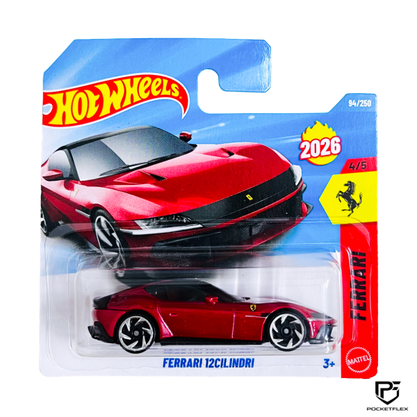Hot Wheels | FERRARI 12CILINDRI | 4/5 & 94/250 - RED