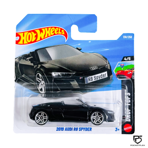 Hot Wheels | 2019 AUDI R8 SPYDER | 4/5 & 130/250 - BLACK