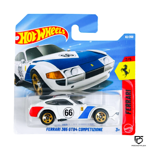 Hot Wheels | FERRARI 365 GTB4 Competezione | 2/5 & 62/250 - WHITE