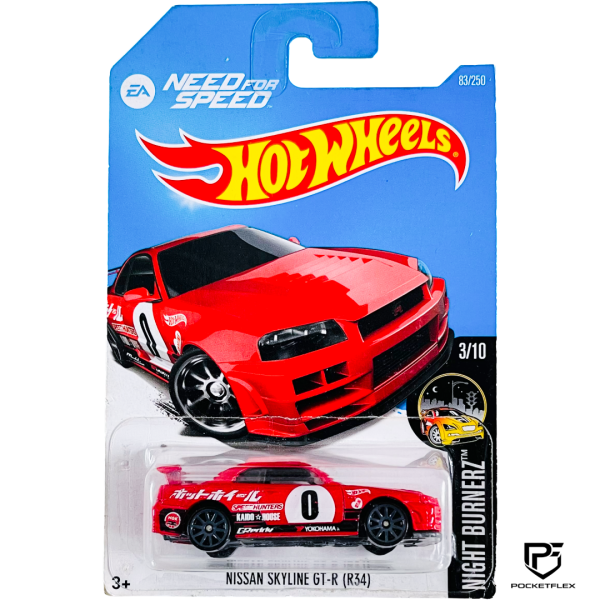 Hot Wheels | NISSAN SKYLINE GT-R (R34) | 3/10 & 83/250 - RED