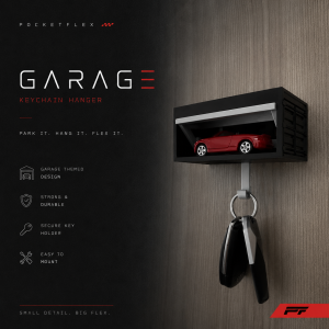 Pocketflex Garage Vault | Garage Keychain Hanger