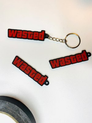 Wasted Keychain | GTA wasted themed